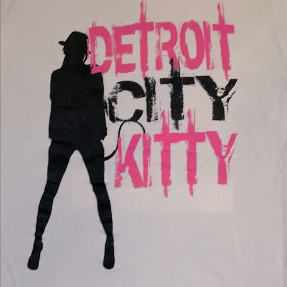 Meowww Detroit City Kitty Tee